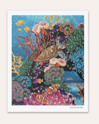 Turtle Tides Hand Signed Fine Art Print