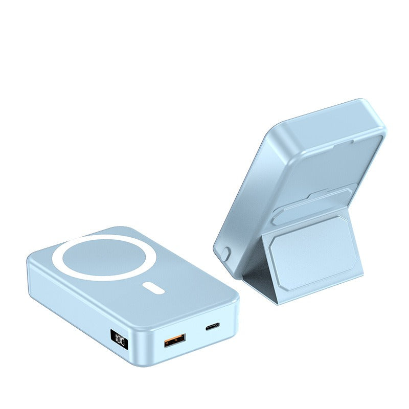 Fast Charging Portable 10000mah Wireless Magnetic Power Bank with mini Stand 22.5W A27-2 bracket Yuanfenglan 2000 V.I.P Digital Presence