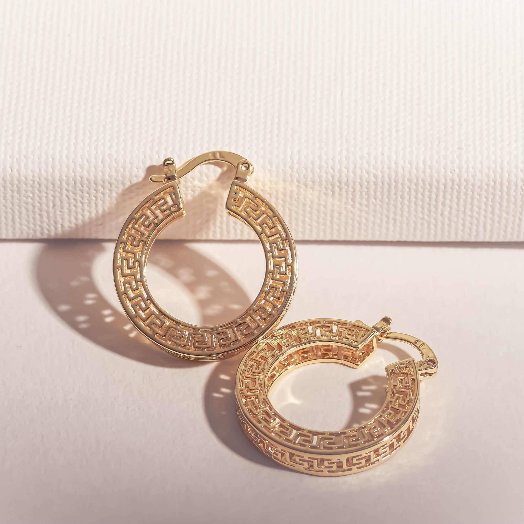 Egyptian Hoop Earrings 25mm Earrings Views & Co