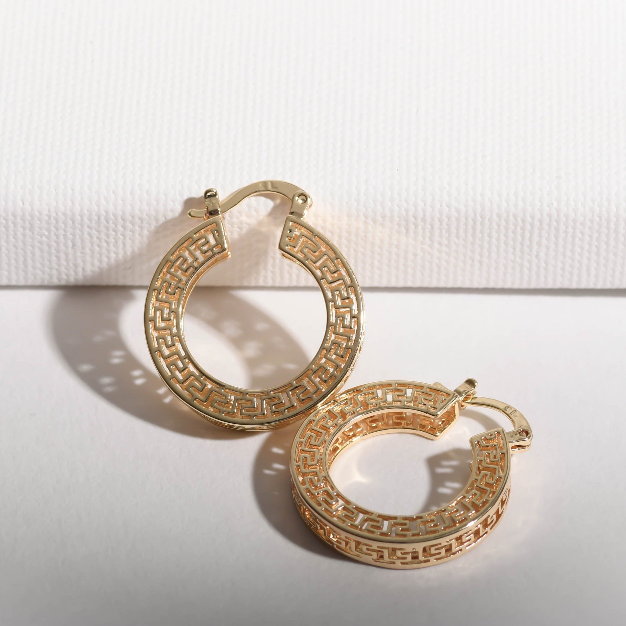 Egyptian Hoop Earrings 25mm