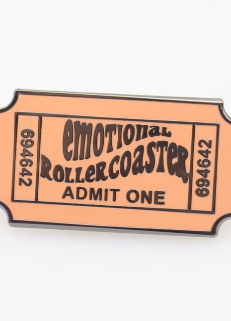 Emotional Rollercoaster Enamel Pin