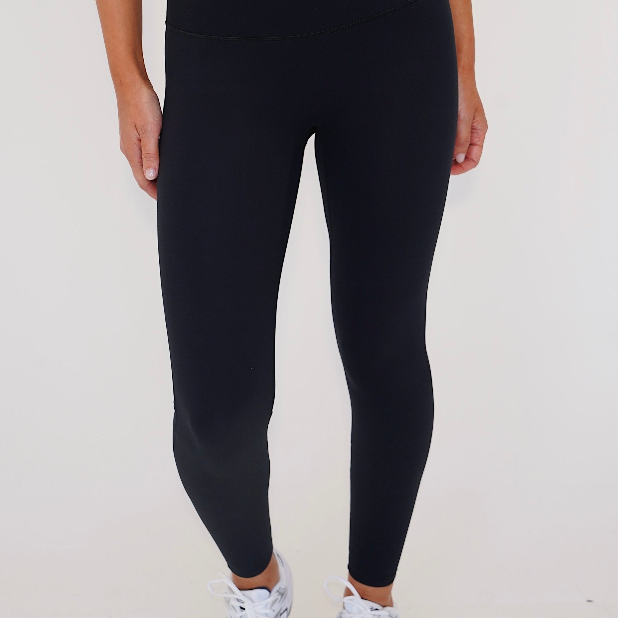 I am Beautifully Radiant Quick Dry Black Yoga Legging