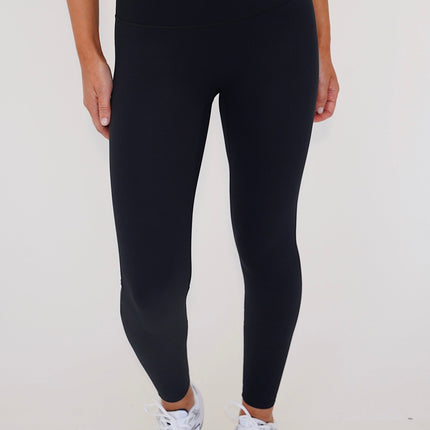 I am Beautifully Radiant Quick Dry Black Yoga Legging