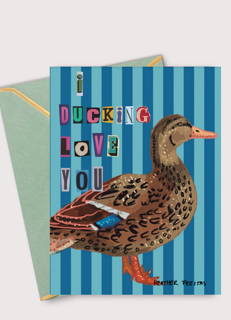 Lady Duck - LE Greeting Card