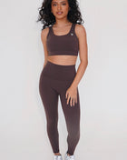 I am Beautifully Radiant Quick Dry Coffee Yoga Legging Leggings KIMITH BRAND