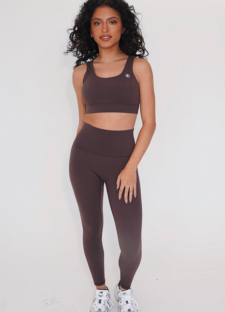 I am Beautifully Radiant Quick Dry Coffee Yoga Legging Leggings KIMITH BRAND