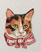 Crazy Cat Lady Magnet ( Die-Cut )