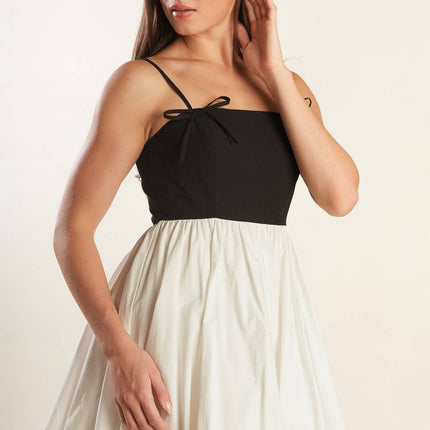 Patio Sunsets Combination Mini Dress