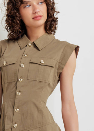 MISSION MUSE WOVEN MINI DRESS