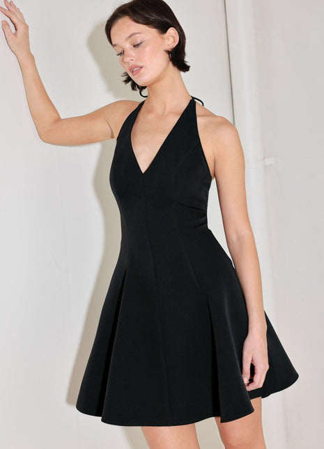 RODEO ROMANCE HALTER MINI DRESS