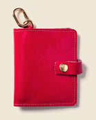 Wallet with Snap and Key Ring - Hot Pink