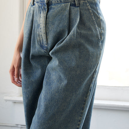 SOMEWHERE UP ABOVE DENIM PANTS