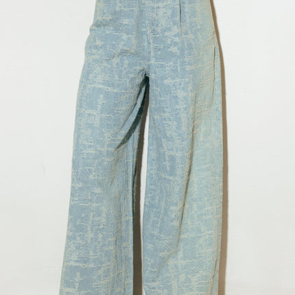 AIRY ROMANCE WIDE LEG DENIM PANTS