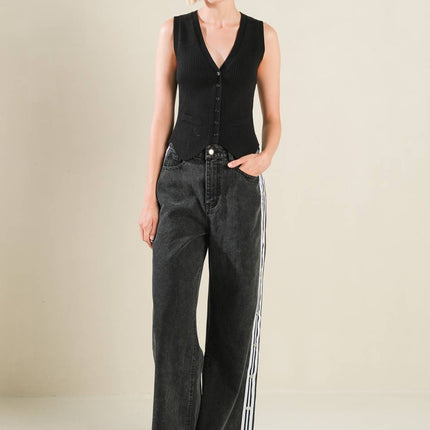 ELEGANT ELEVATION DENIM PANTS