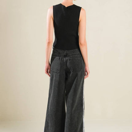 ELEGANT ELEVATION DENIM PANTS