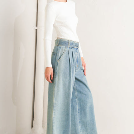 THINK OF ME DENIM PANTS