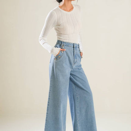 ADVENTURE AWAITS DENIM PANTS