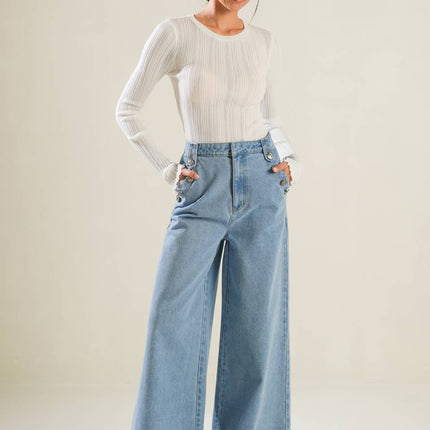 ADVENTURE AWAITS DENIM PANTS