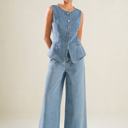 ADVENTURE AWAITS DENIM PANTS