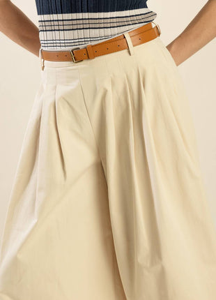 DRIFTING CURRENTS WOVEN CULOTTE PANTS