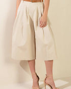 DRIFTING CURRENTS WOVEN CULOTTE PANTS