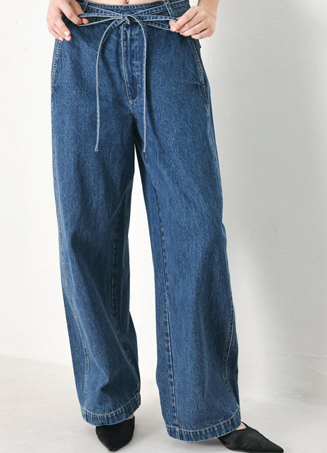BLUE HONEY OVERSIZE DENIM PANTS
