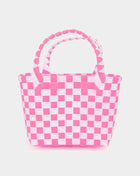 Basket Weave Mini Micro Tote Bag