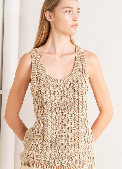 NEVER FORGET KNIT TANK TOP