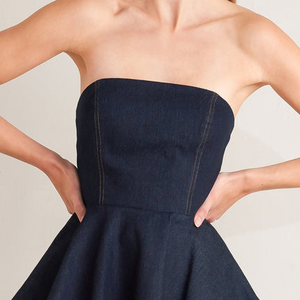 POWERED FEMME DENIM TOP