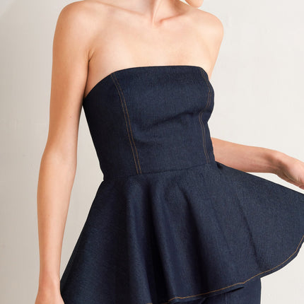 POWERED FEMME DENIM TOP