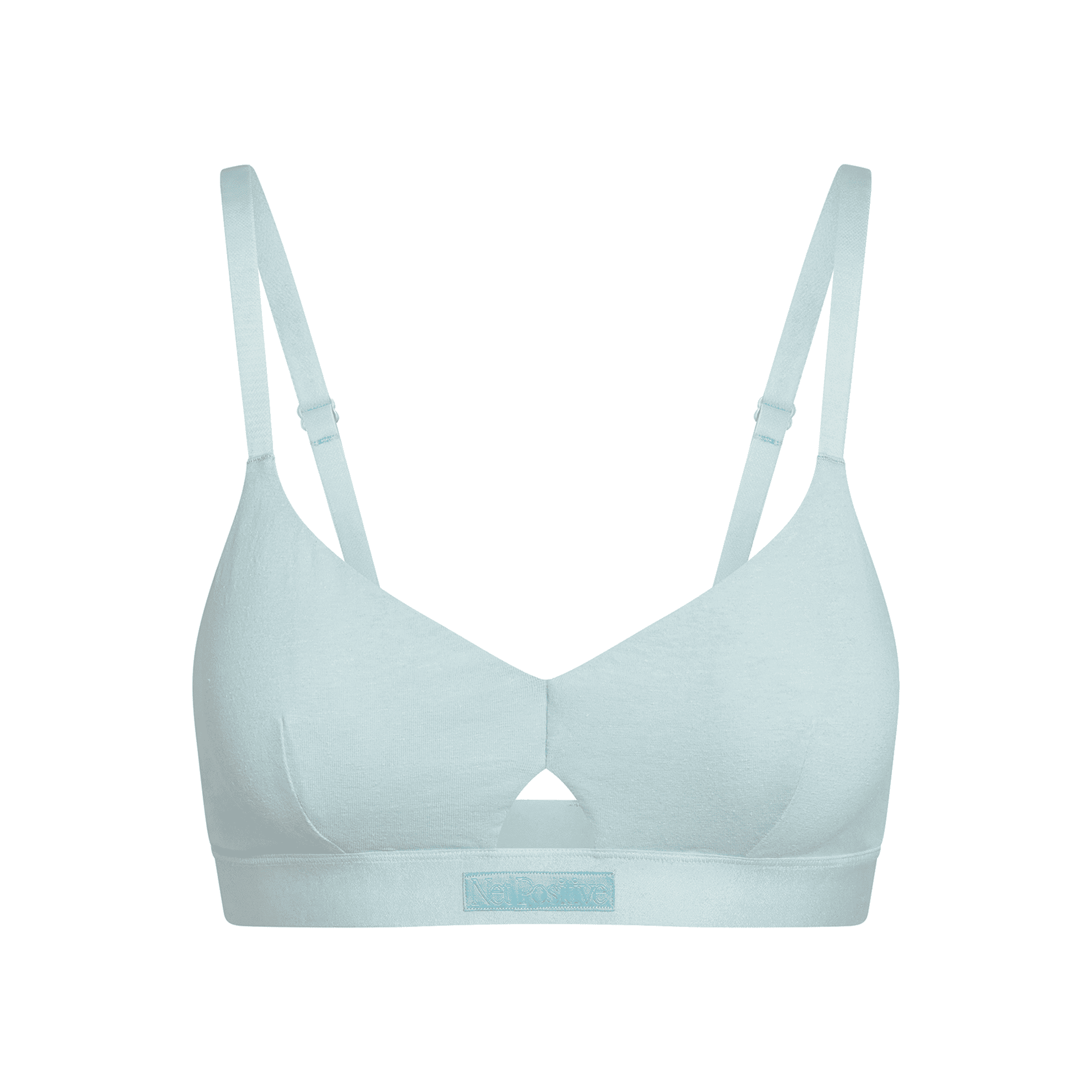 Keyhole Bra, in Ocean blue