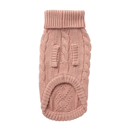 The Chalet Pet Sweater - Blush Pink