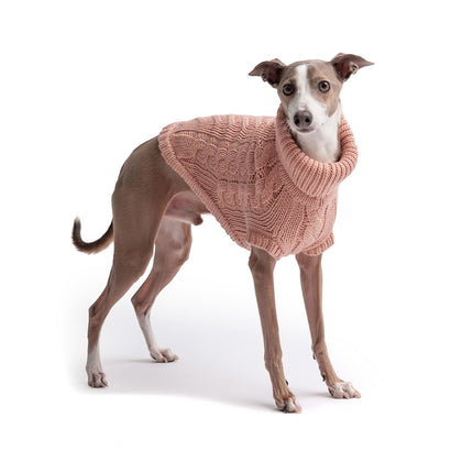The Chalet Pet Sweater - Blush Pink