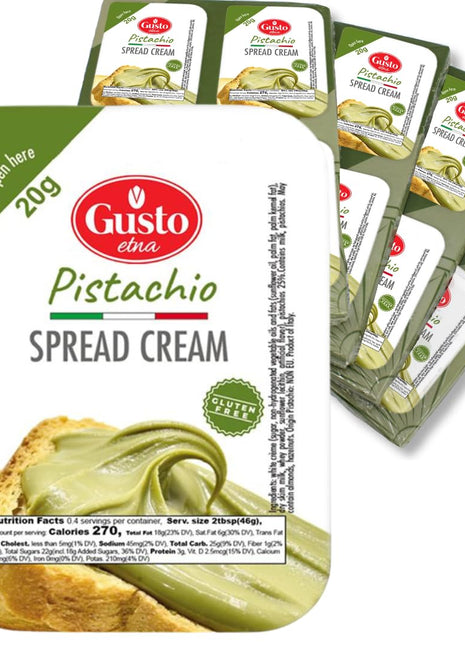 Pistachio Cream Cups, 16 on the go Cups, by Gusto Etna,