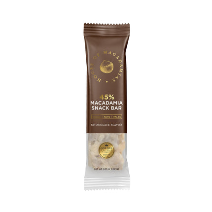 Chocolate Macadamia Nuts Snack Bar (12 Bars)