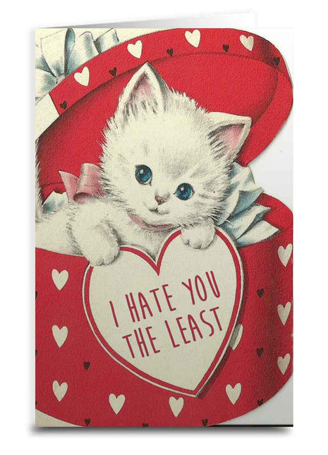 I Hate You the Least Greeting Card