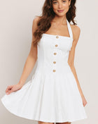 SUMMER CLUBHOUSE WOVEN MINI DRESS