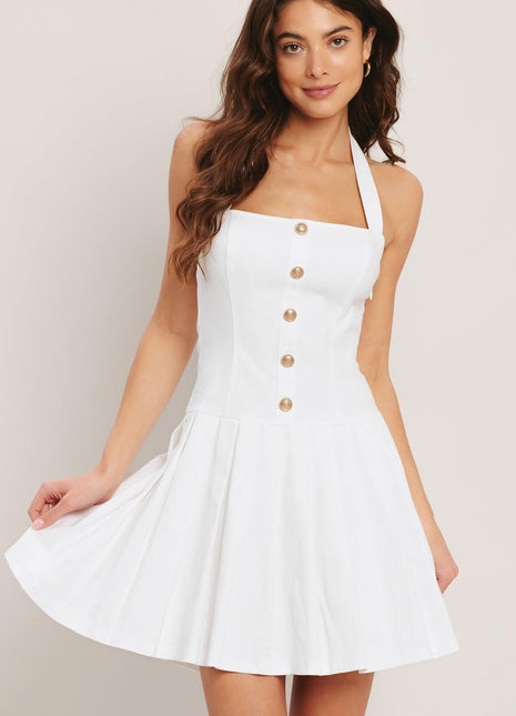 SUMMER CLUBHOUSE WOVEN MINI DRESS