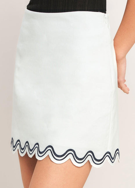 MIDCENTURY MOD WAVE MINI SKIRT