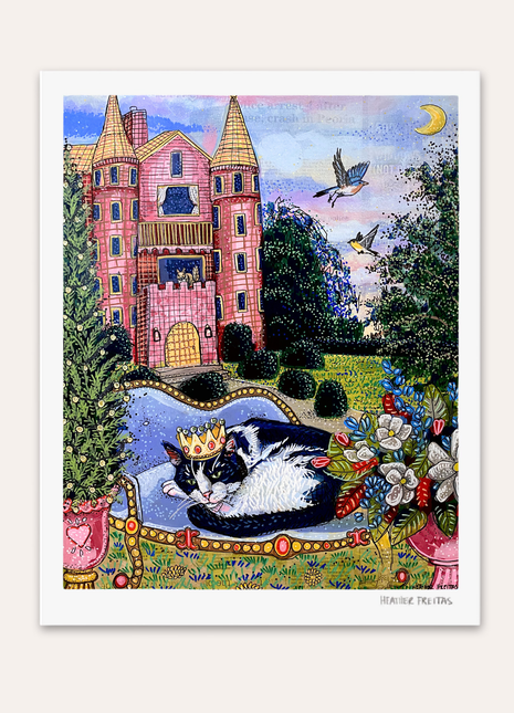 Princess Kitty Hand Signed Fine Art Print