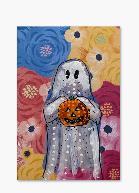 Floral Ghost ( Original Painting )