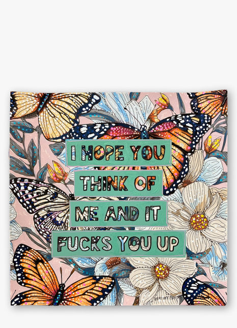 I Hope You Think Of Me ( Original Painting )