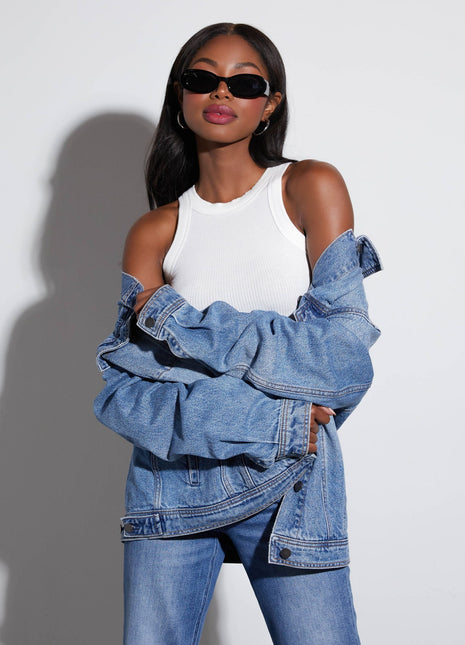 The Oversized Button-up Denim Jacket