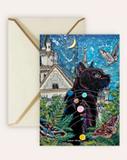 Jupiter Castle Cat Fine Art Greeting Card