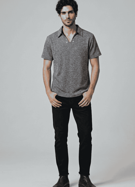 Men's Heather Short Sleeve Polo