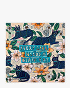 Every Girl Needs A Black Cat ( Original Painting )