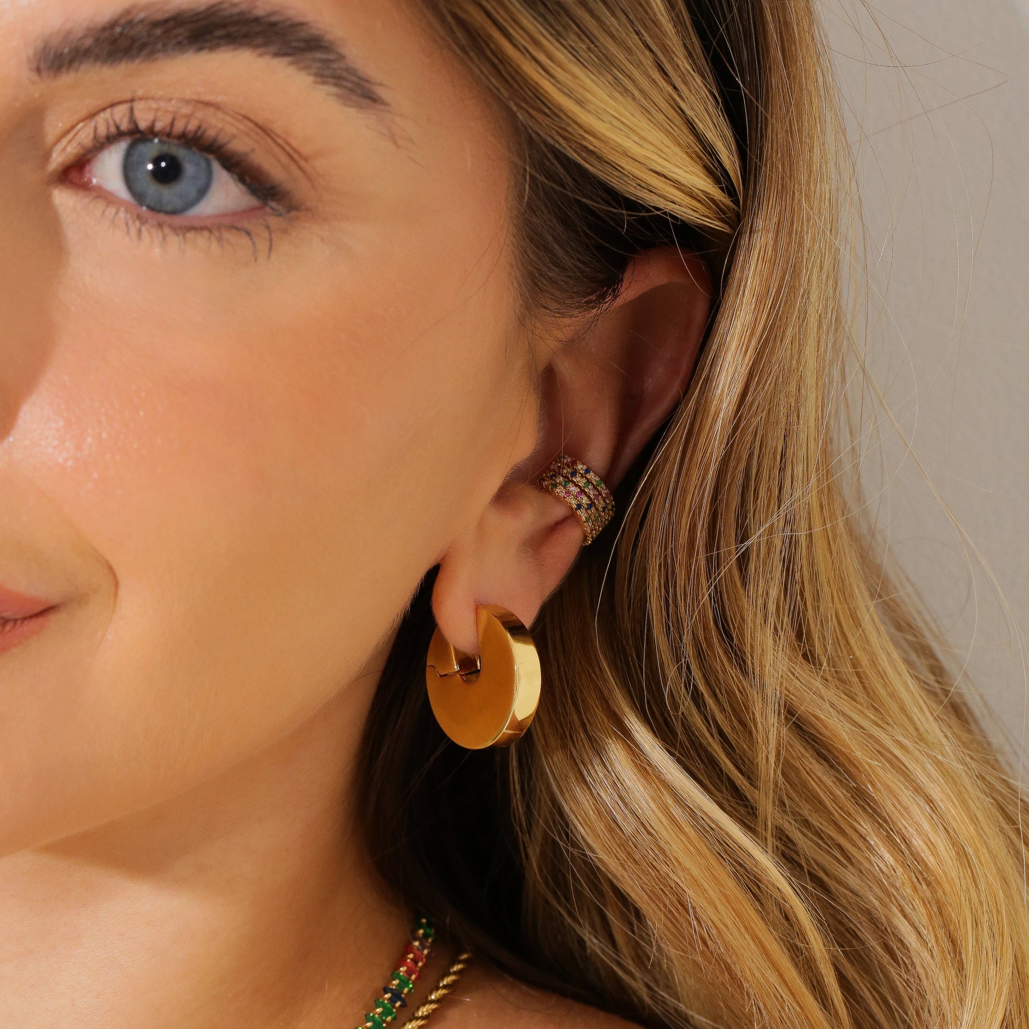 Plain Glam Fiz Huggie Earrings Earrings Views & Co