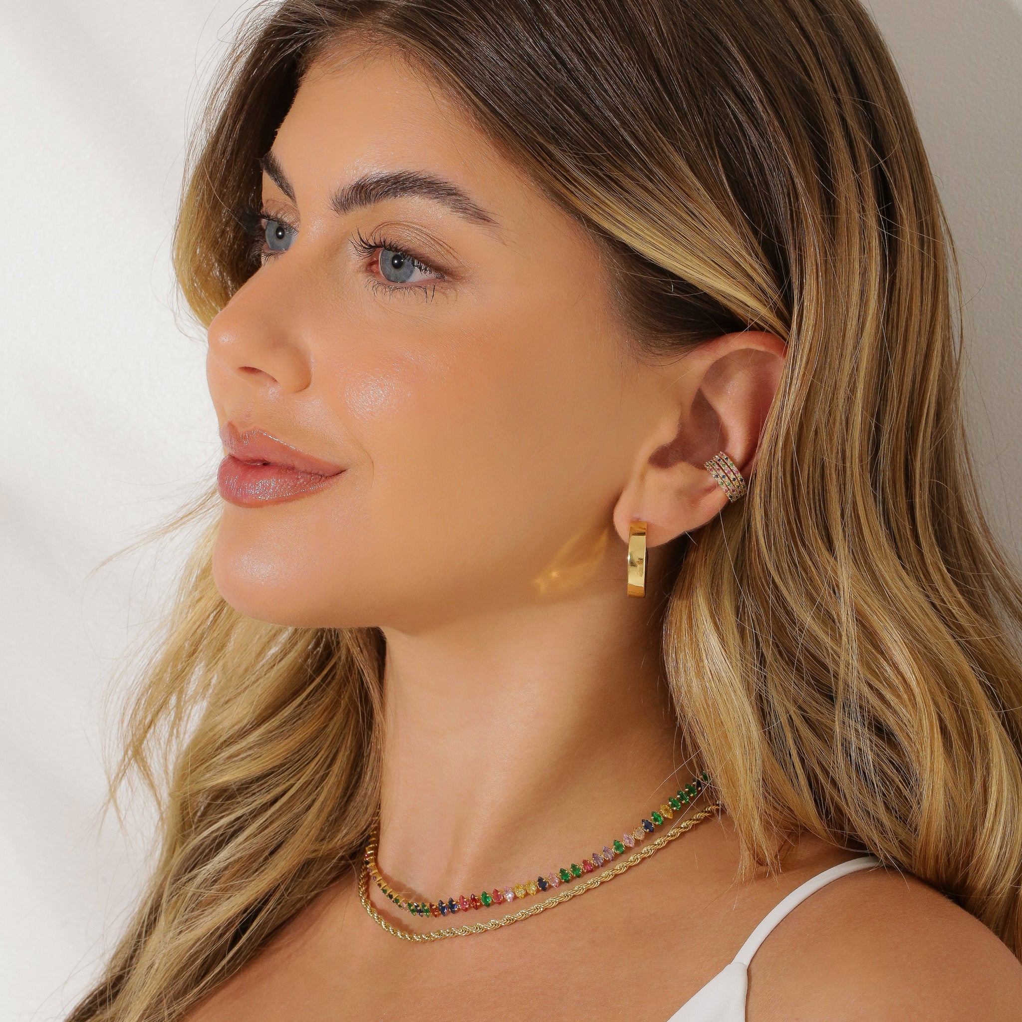 Plain Glam Fiz Huggie Earrings Earrings Views & Co