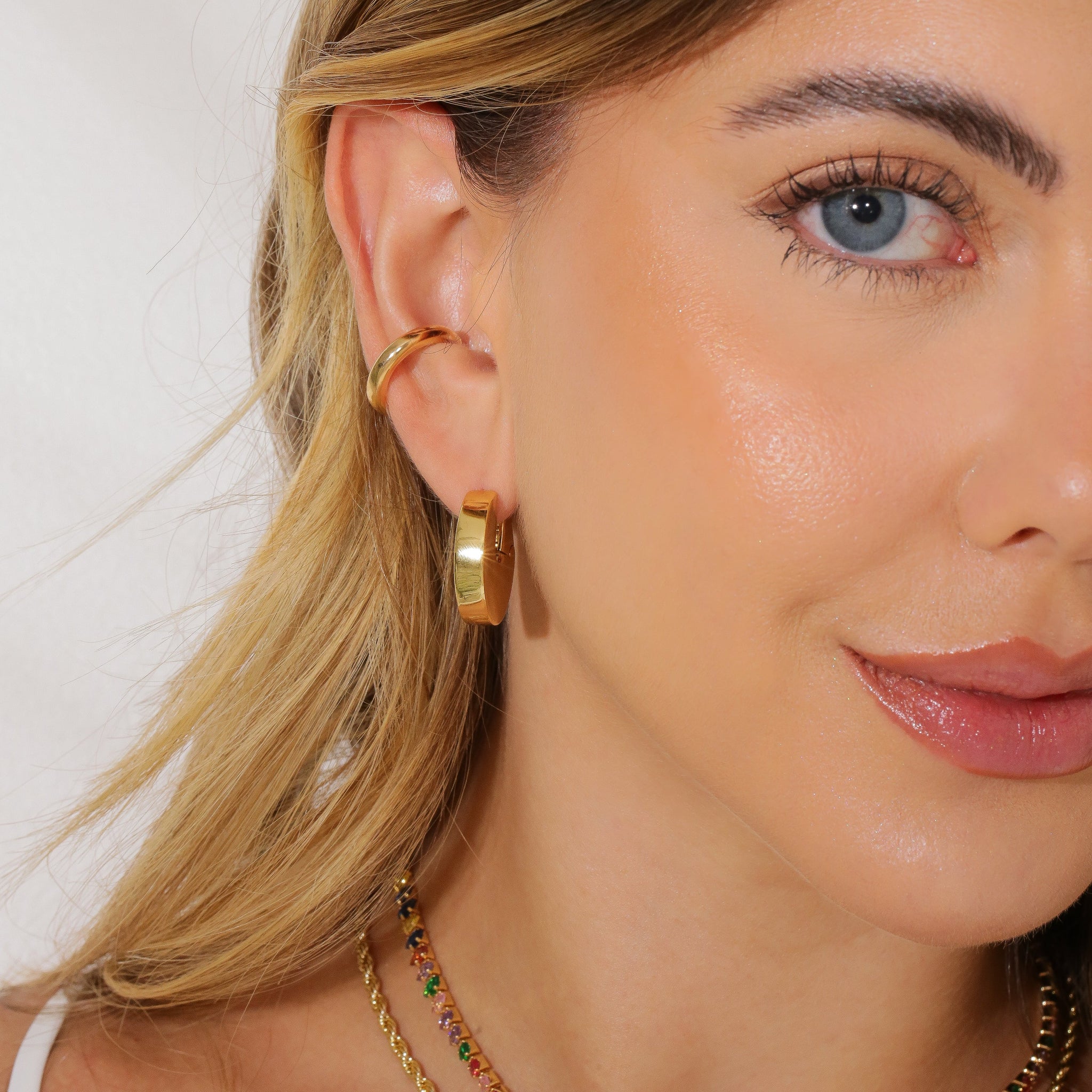 Plain Glam Fiz Huggie Earrings Earrings Views & Co