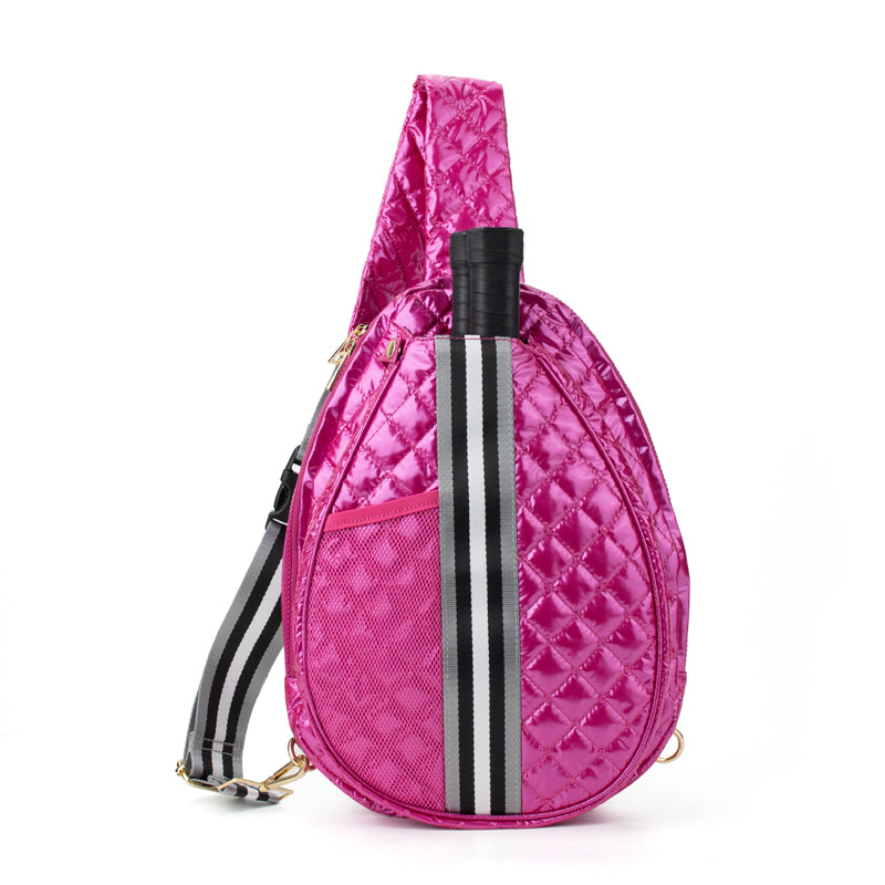 The Brooklyn | Pickleball Puffer Sling Bag Pickleball Bag Babs+Birdie